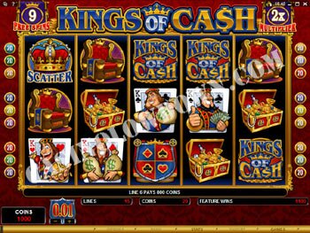 Kings of Cash Free Spins