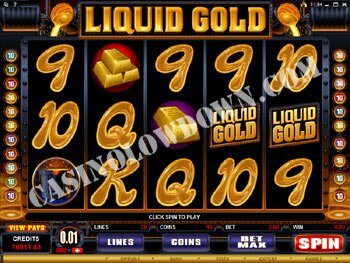 Liquid Gold Main Screen