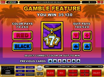 Gamble Screen