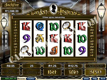 London Inspector Bonus Screen
