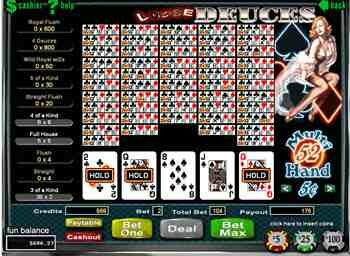 Loose Deuces Video Poker
