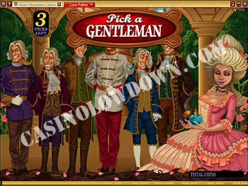 Love Potion Bonus Screen