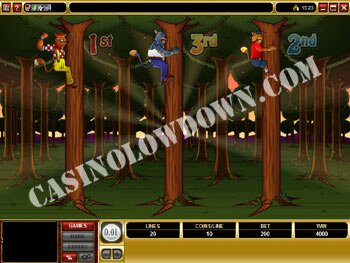 Lumber Cats Bonus Screen