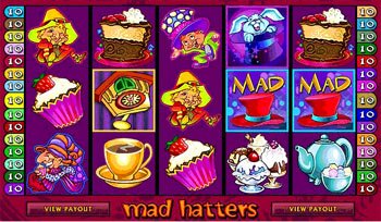 Mad Hatters Main Screen