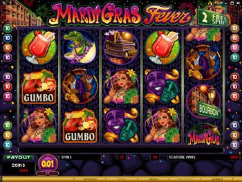 Mardi Gras Fever Free Spins