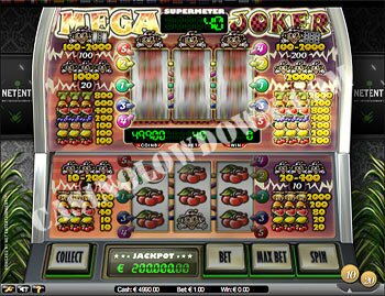 Mega Joker Progressive Slot Supermeter Mode