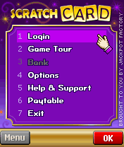 Scratch Card Mobile Game