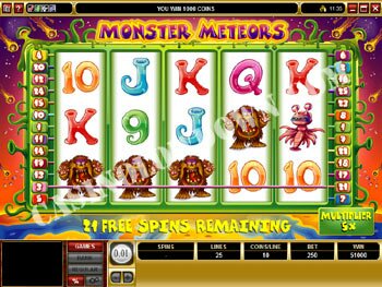 Monster Meteors Free Spins
