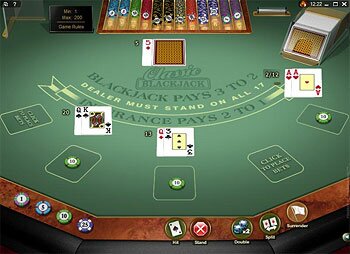 Multi-hand Classic Blackjack Gold