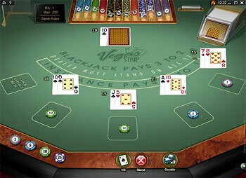 Multi-hand Vegas Strip Blackjack Gold