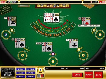 Multi-hand Bonus Blackjack