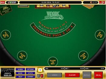 Multi-Hand Vegas Downtown Blackjack