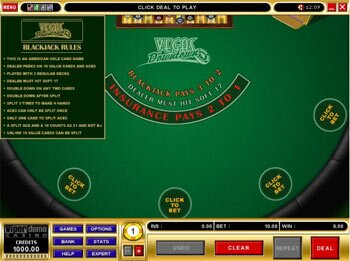 Multi-Hand Vegas Downtown Blackjack Rules
