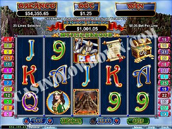 Mystic Dragon Main Screen