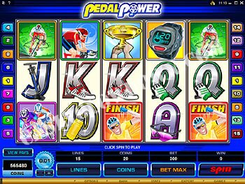 Pedal Power Main Screen