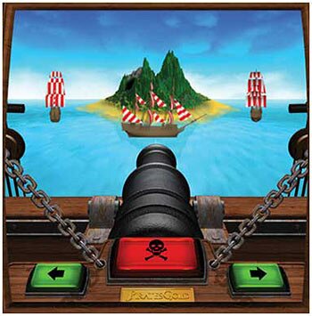 Pirate's Gold Video Slot Bonus Game 1