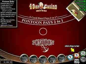 Pontoon Blackjack