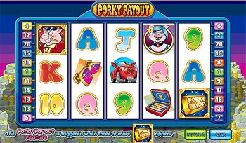 Porky Payout Reel Screen