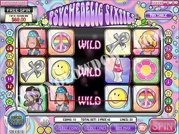 Psychedelic Sixties - Expanding wild in Free Spin