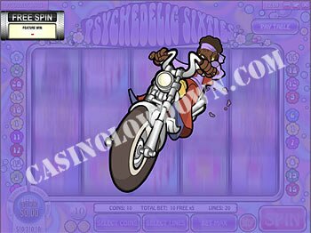 Psychedelic Sixties - Free Spin with Animation