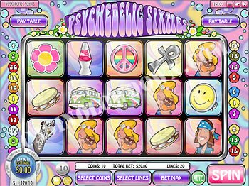 Psychedelic Sixties Main Screen