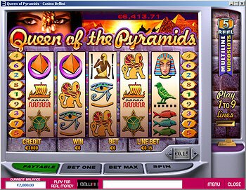 Queen of the Pyramids Progressive Slot