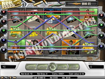 Reel Steel paylines
