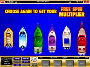 Bonus Multiplier Selection Screen