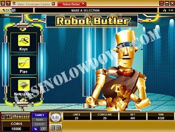 Robot Butler Bonus Screen