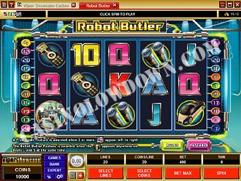 Robot Butler Main Screen