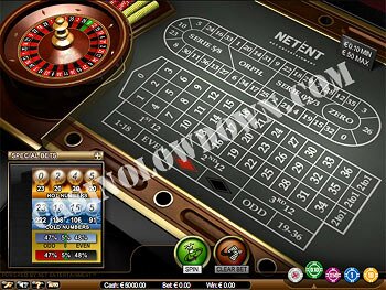 Roulette Pro Main Screen