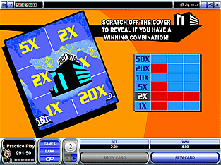 Scratch Card Game