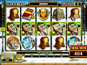 Scrooge Free Spins Screen