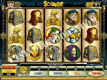 Scrooge Main Screen