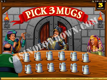 Sir Winsalot Free Bonus Screen