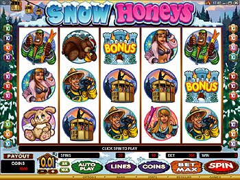 Snow Honeys Main Screen