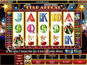 Star Appeal Main Screen