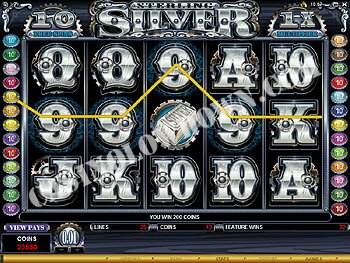 Sterling Silver Free Spins Screen
