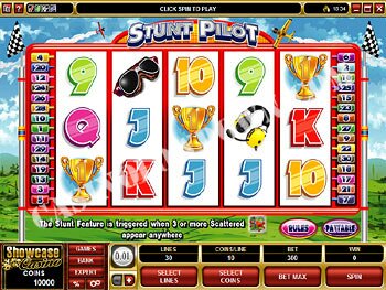 Stunt Pilot Main Screen