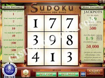 Sudoku Number Box Game