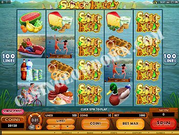 Summer Holidays Main Screen