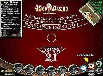 Super 21 Blackjack