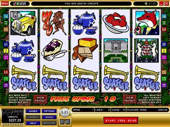 Free Spins Activation Screen