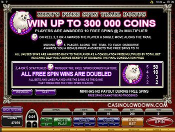 The Osbournes Free Spins