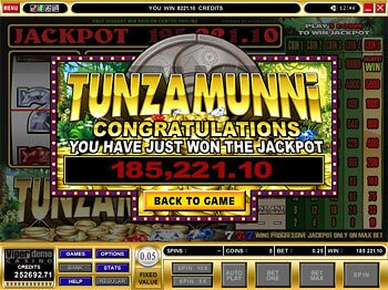 Jackpot Win Screen