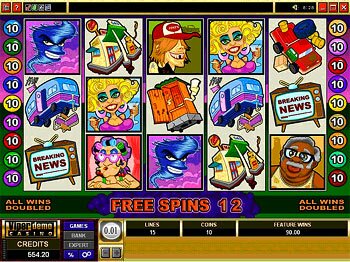 Twister Video Slot Free Spins Screens