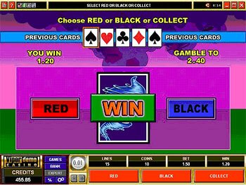 Twister Video Slot Gamble Screen