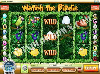 Watch the Birdie Expanding Wilds