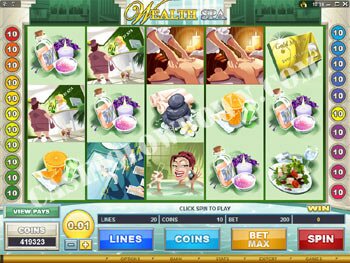 Wealth Spa Main Screen
