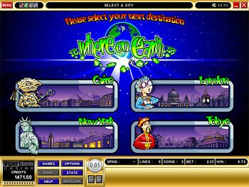 Destination Bonus Selection Screen